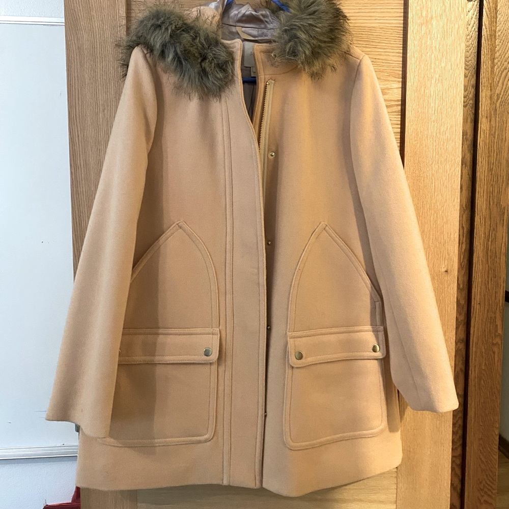 J. Crew Like New Parka Sz 10
